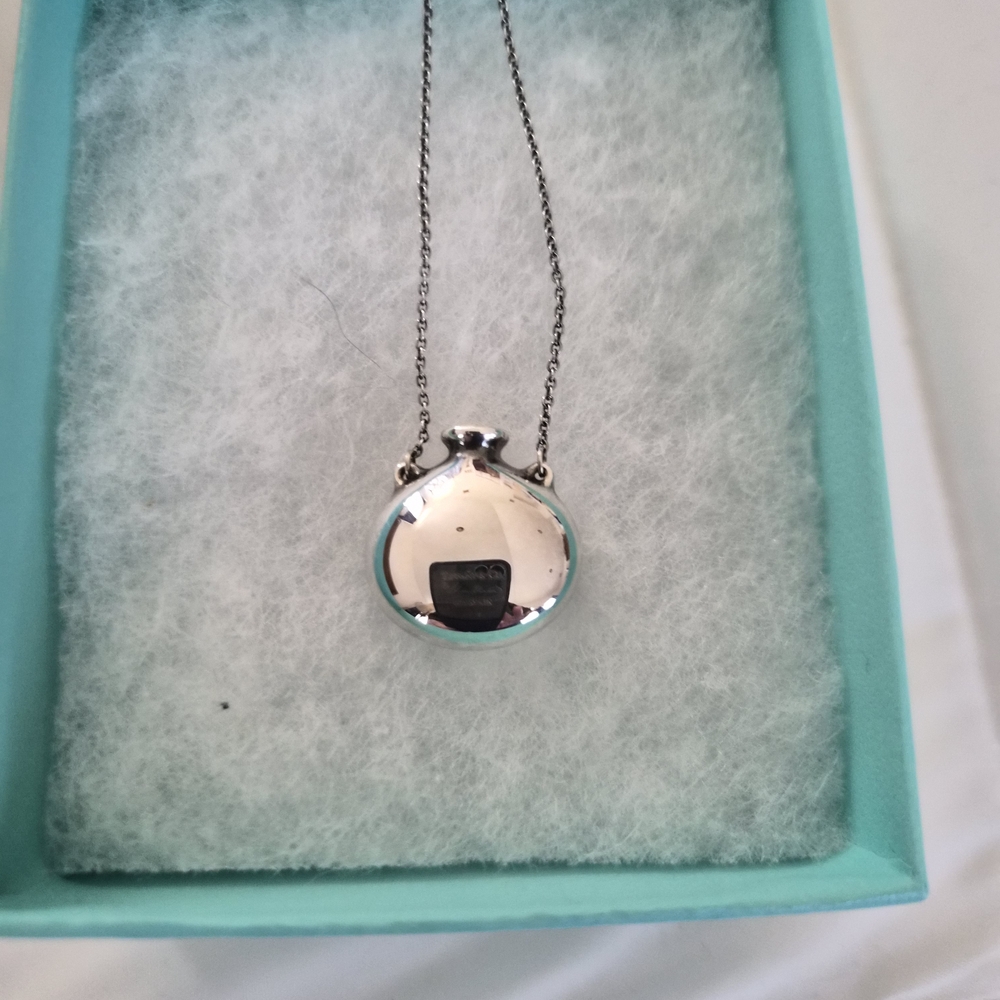 Tiffany & Co. ELSA PERETTI Sterling Silver Bottle Pendant Necklace - Picture 11 of 13
